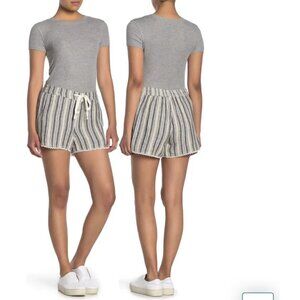 Caslon Linen Blend Drawstring Shorts, Size 1X